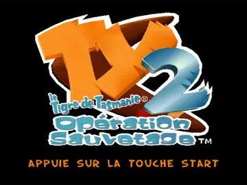 TY the Tasmanian Tiger 2 - Bush Rescue screen shot title
